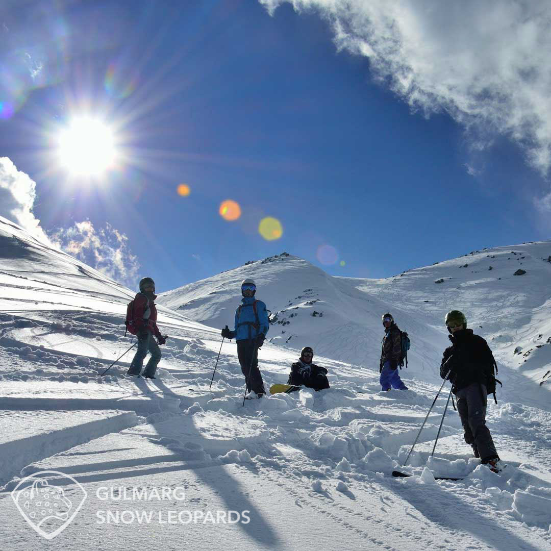 Backcountry skiing in Kashmir
