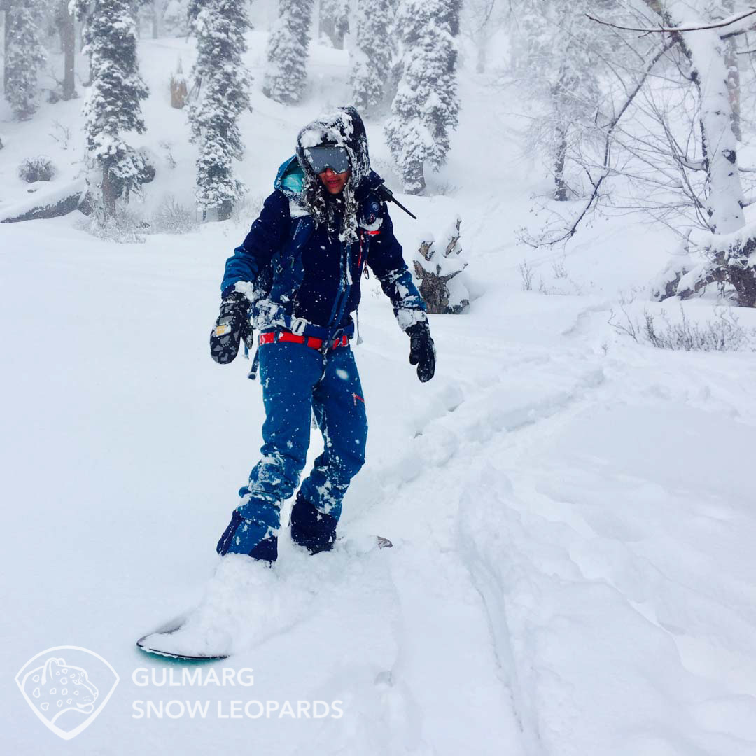 Snow is all over the place